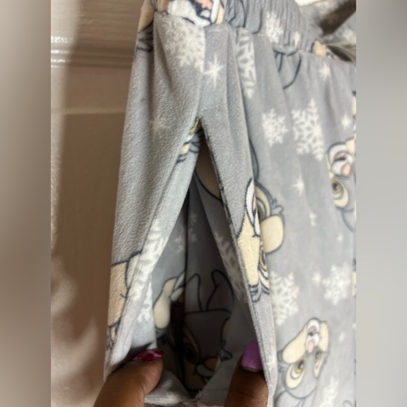 disney thumper pajamas Pajama Set Women’s Large  12/14 Joggers Pockets Tapered - Picture 7 of 10
